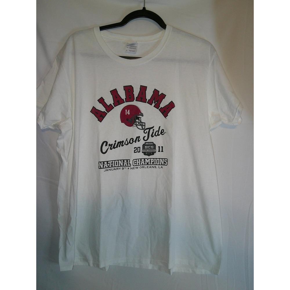 Vintage Alabama Crimson Tide‎ National Champions T Shirt Mens XL Football